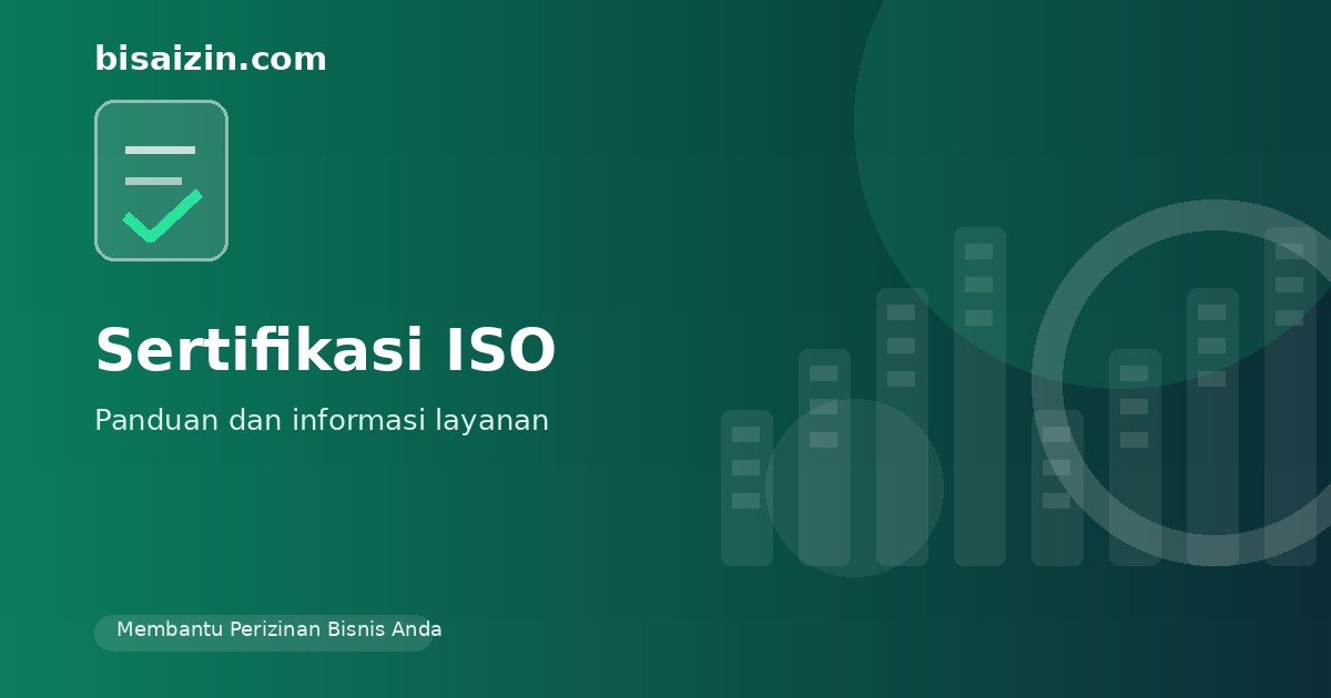Ilustrasi layanan Sertifikasi Iso BisaIzin